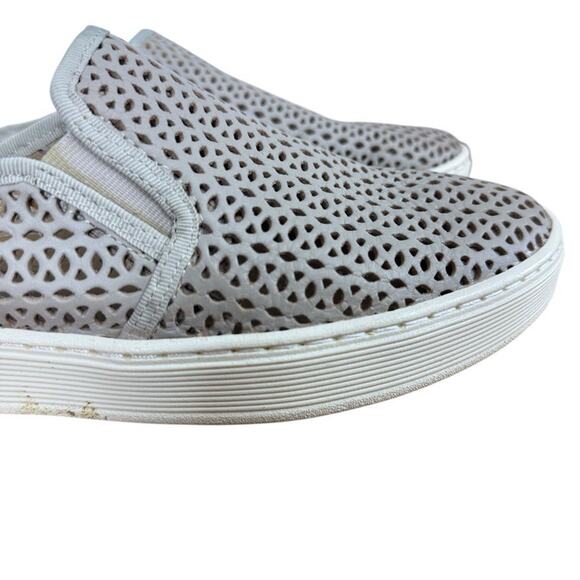 Sofft Somers II Taupe Leather Perforated Mules Slip On Sneakers Shoes Womens 8 - Picture 13 of 16